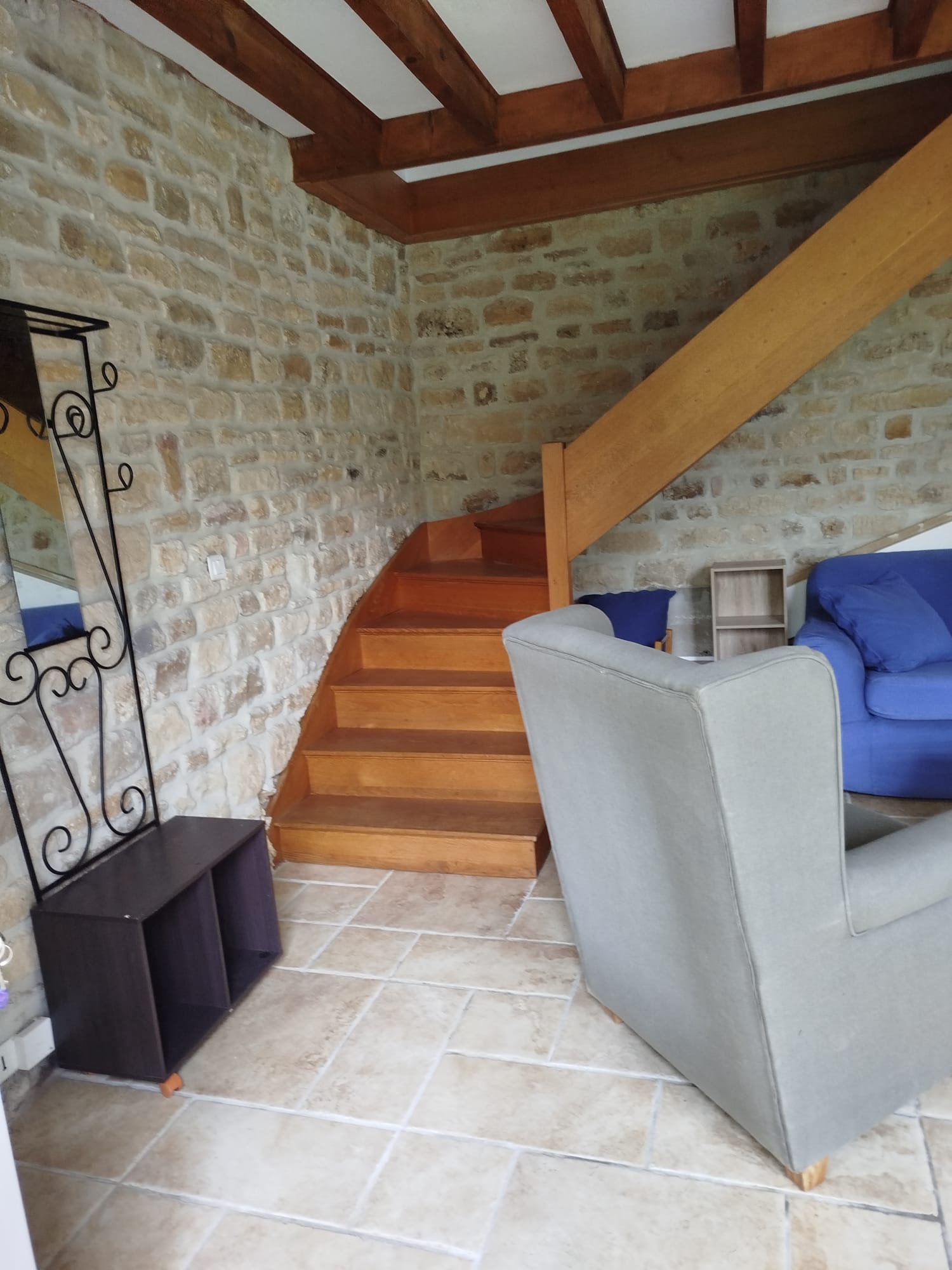 Accès aux chambres Maison Meluma